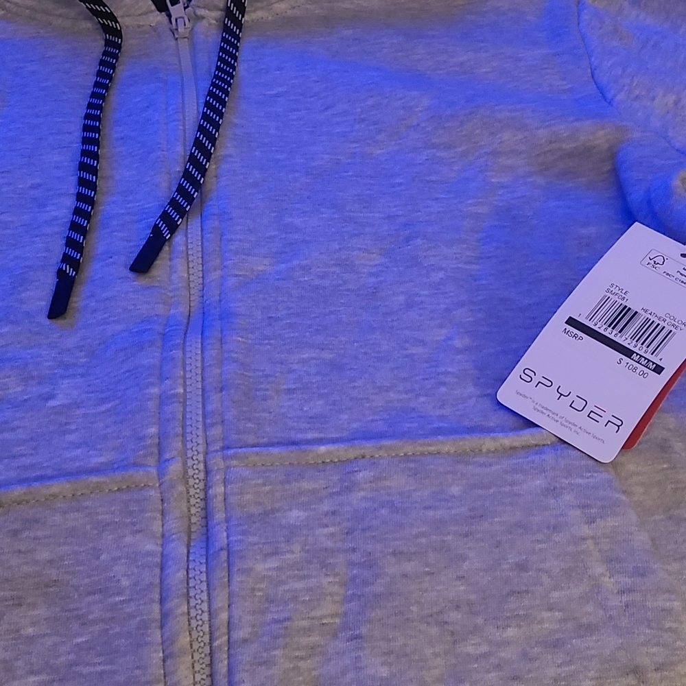 Spyder Gray Zip-Up Hoodie
